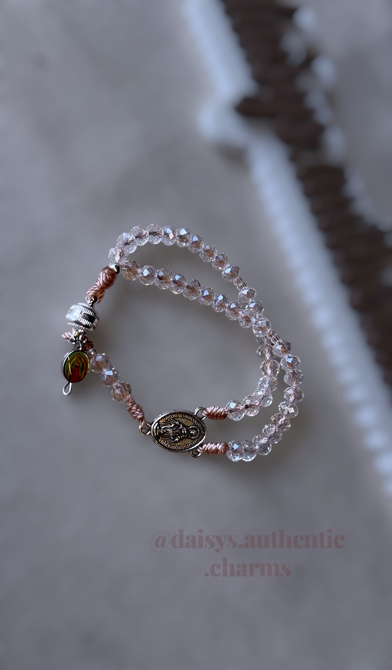 Rosary Bracelet Wit Magnetic Clasp