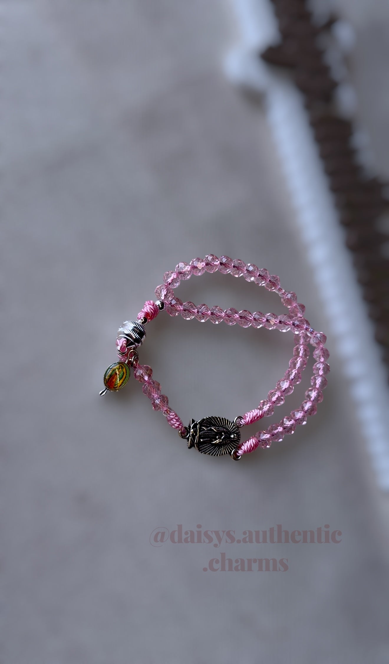 Rosary Bracelet Wit Magnetic Clasp
