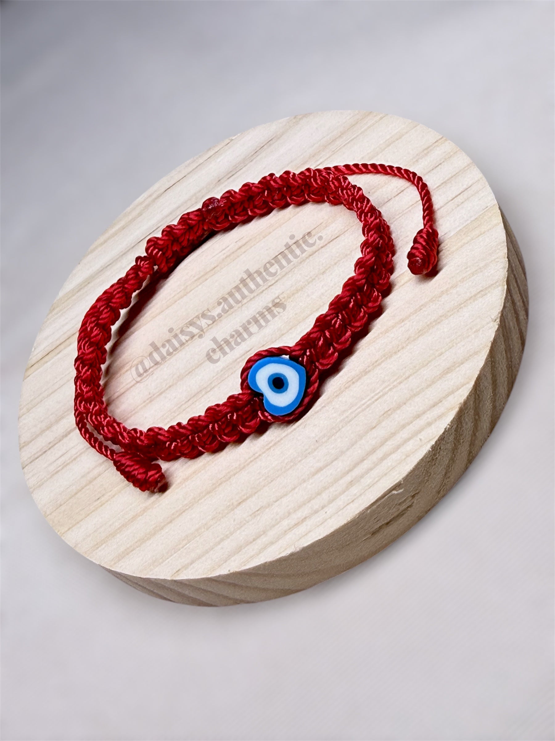 Polymer Clay Evil Eye Bead Bracelet