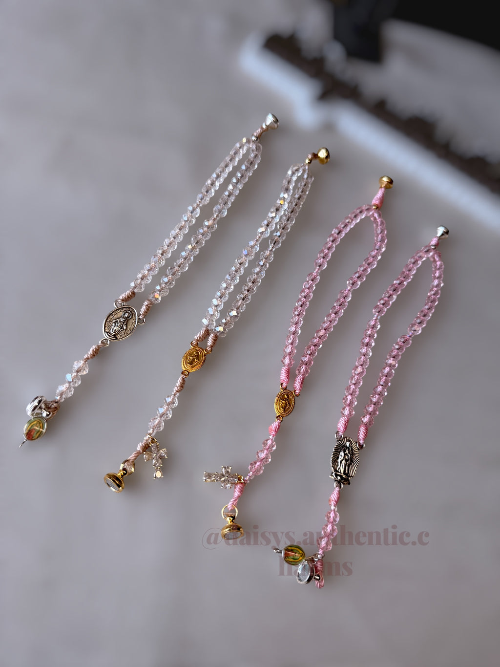 Rosary Bracelet Wit Magnetic Clasp