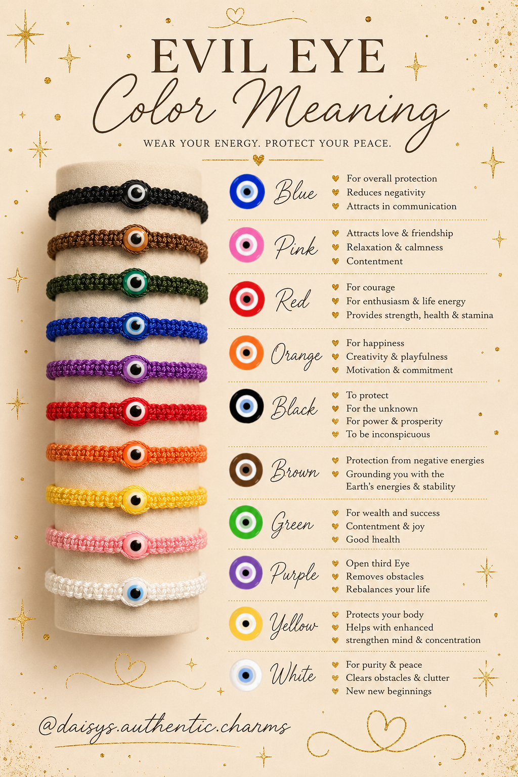 Different Color Evil Eye
