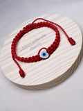 Polymer Clay Evil Eye Bead Bracelet