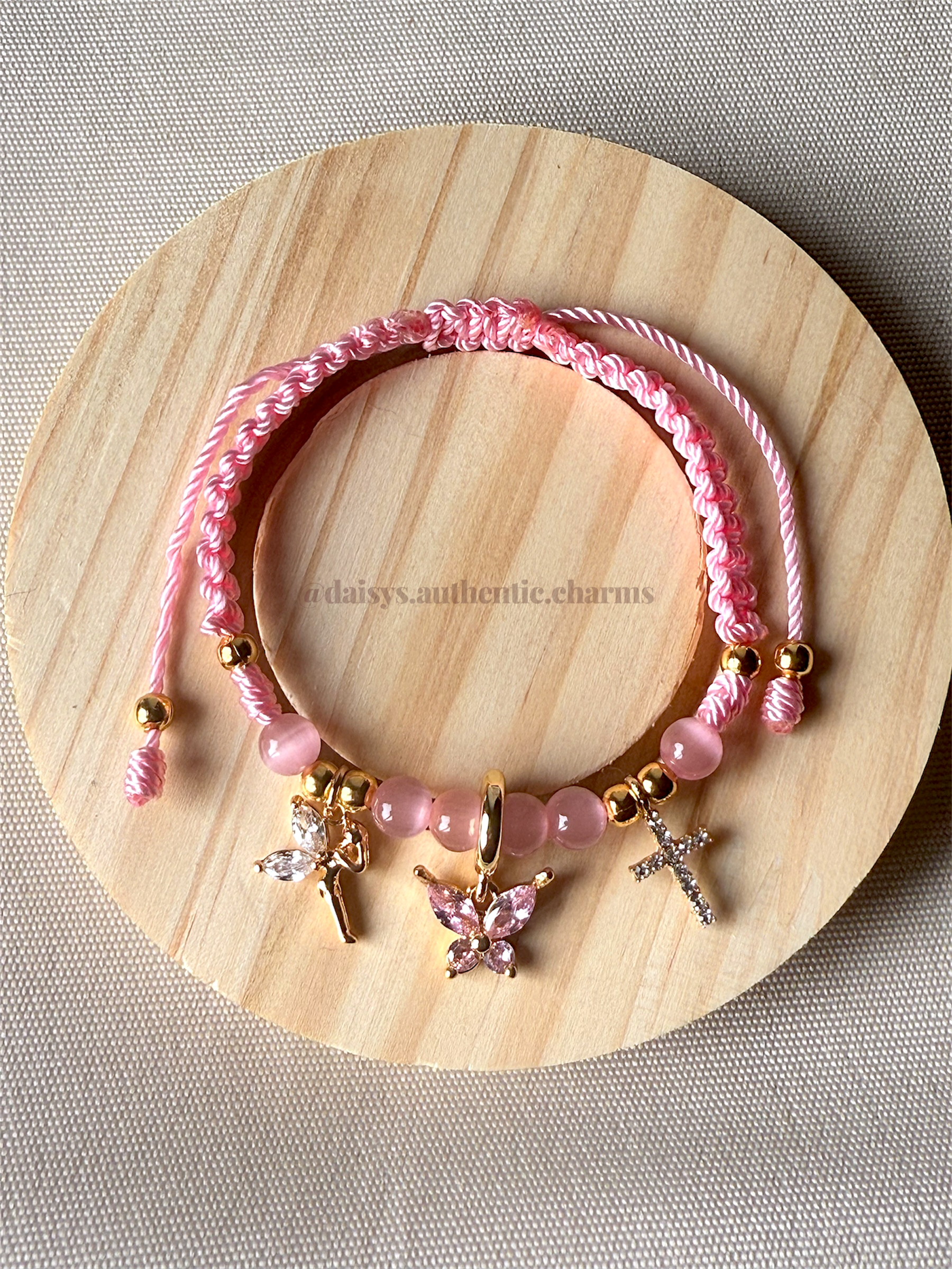 Tinker Bell Butterfly Charmed Bracelets