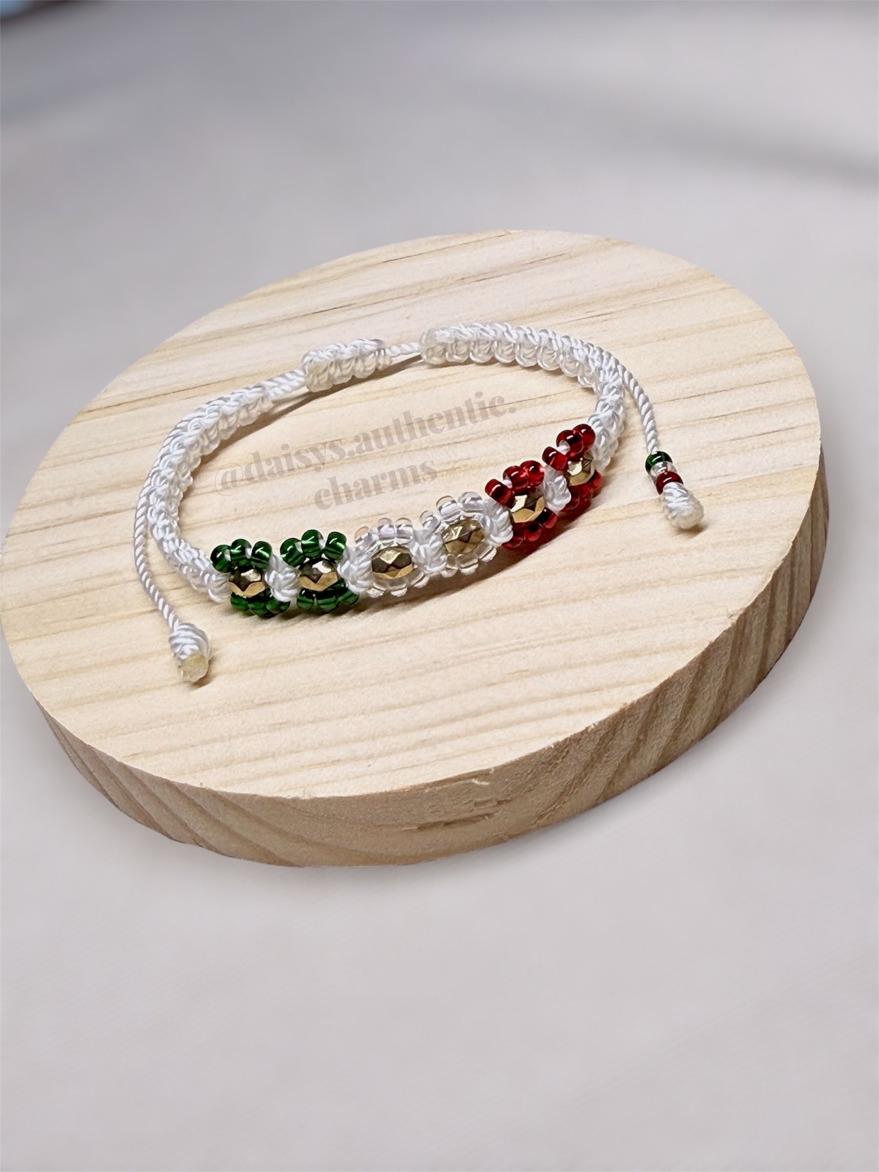 Mexico Flag Inspired Bracelet