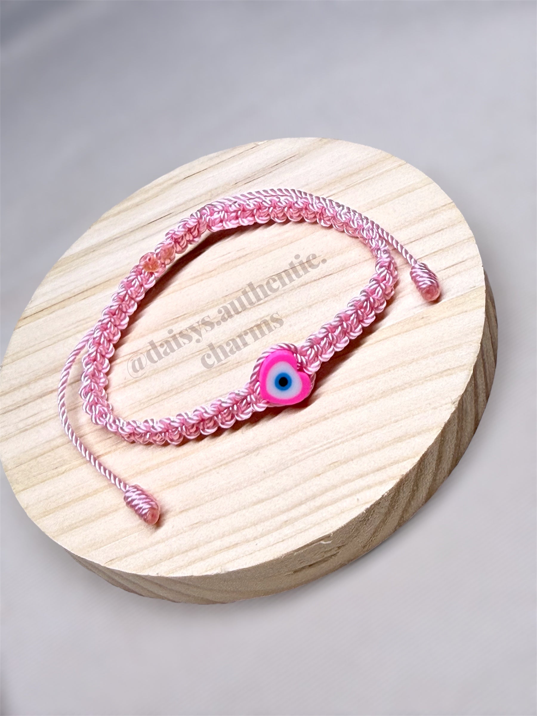 Evil Eye Polymer Clay Bead Bracelets