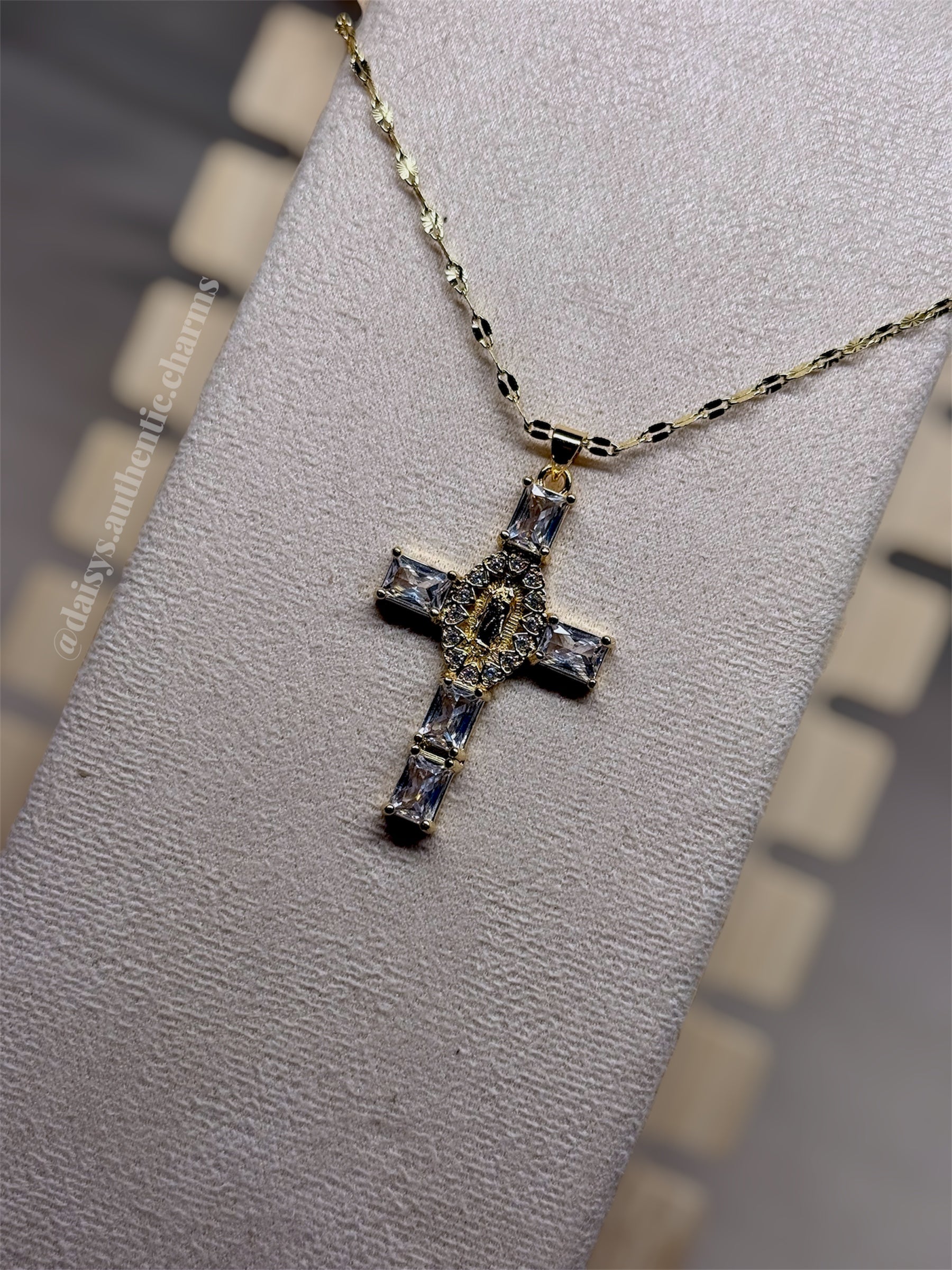Diamond Cross Necklace ✨