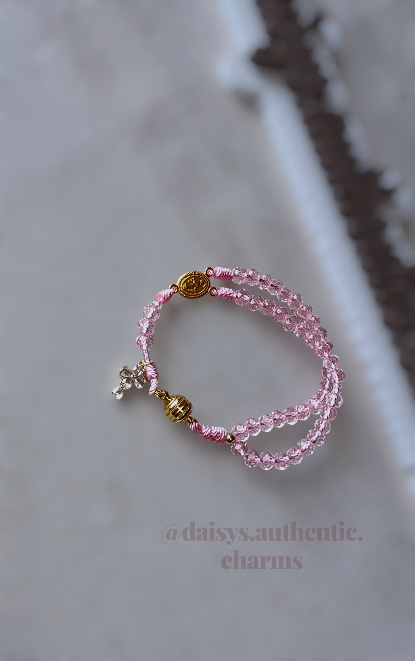 Rosary Bracelet Wit Magnetic Clasp