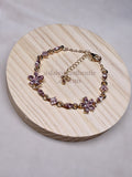 Gold Flower Clasp Bracelet