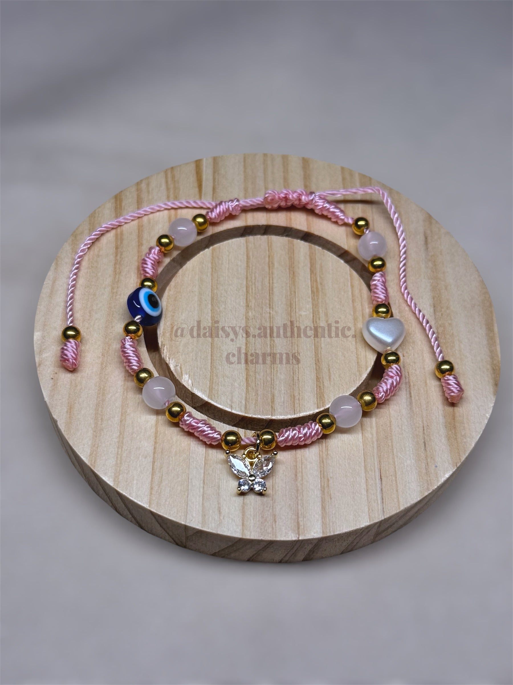 Evil Eye / Clear Butterfly / Pearl heart