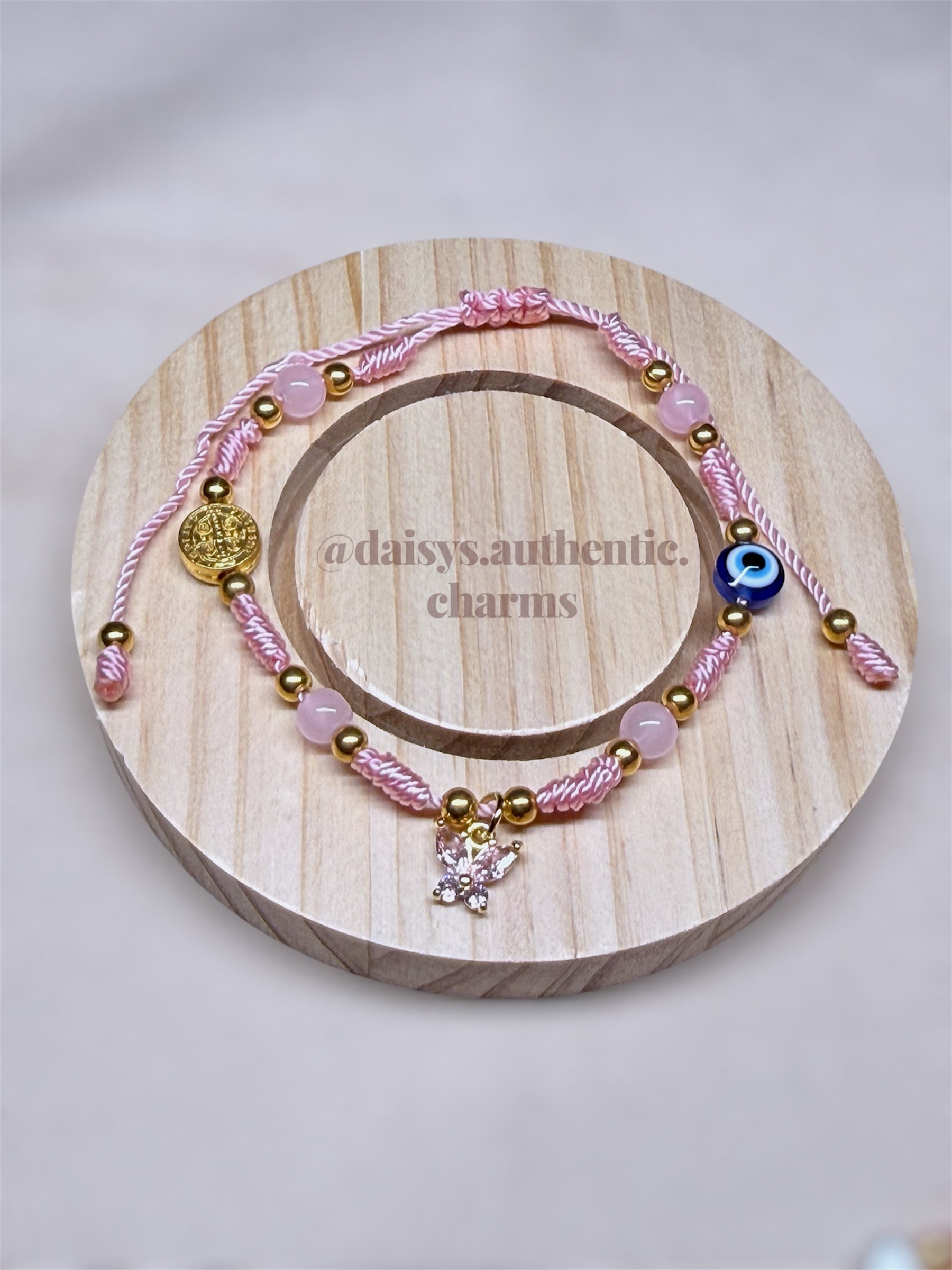 St.Benito coin/ Butterfly/ Evil eye